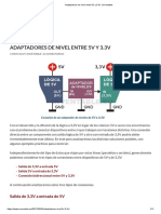 Adaptadores de Nivel Entre 5V y 3.3V - Inventable