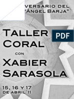 Taller Coral Con Xabier Sarasola - 15 A 17 Abril 2011