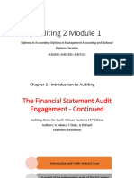 L3 The Financial Statement Audit Engagement Continued