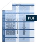 Calendário 2011