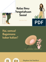 Presentasi Pendidikan Kelas IPS Ilustrasi Krem Dan Cokelat