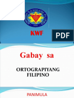 Gabay Sa Ortograpiyang Filipino