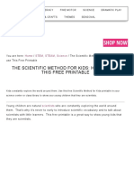The Scientific Method For Kids How To Use This Free Printable - Early Learning Ideas