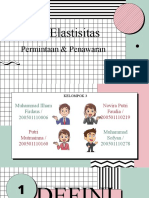 Elastisitas Permintaan Dan Penawaran - Kelompok 3