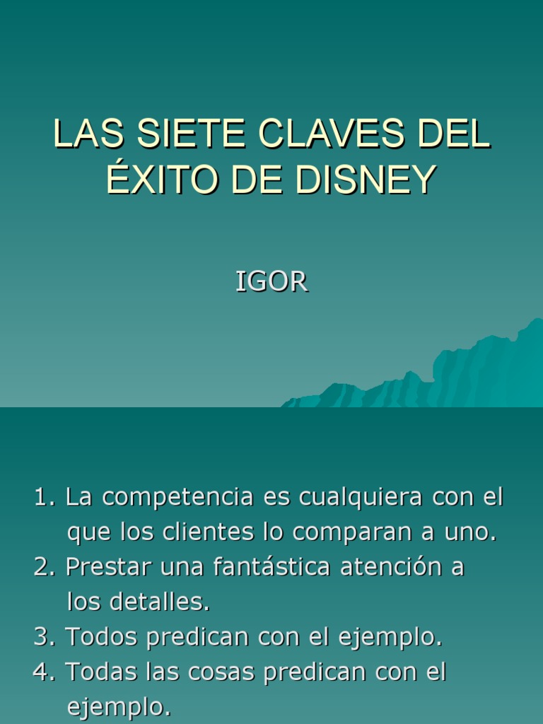 5 Las Siete Claves Del Éxito