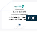 Examen Eyetec: Verdadera Innovacion en Salud Visual: Gabriel Guerrero