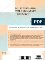 Pemasaran Global - GLOBAL INFORMATION SYSTEM AND MARKET RESEARCH by Muhamad Khoirulloh