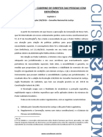 Caderno - Direitos Da Pessoa Com Deficiência - Analista MPU