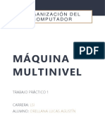 Máquina Multinivel: Organización Del Computador