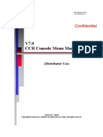 V7.0 CCR Console Manual