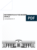 Mathematics in The Modern World