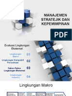 Evaluasi Lingkungan Eksternal Perusahaan