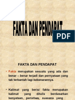 fakta dan pendapat