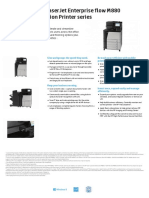 HP Color Laserjet Enterprise Flow M880 Multifunction Printer Series