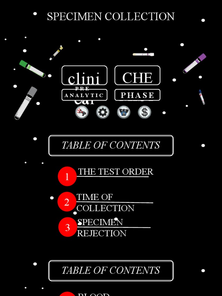Specimen Collection: Clini Cal | PDF | Blood Plasma | Coagulation