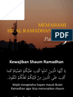 Memahami Hilal Ramadhan 1441 H