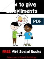 How To Give Compliments: Mini Social Books