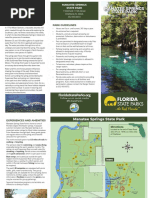 Manatee Springs State Park Brochure