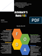 Matriz FODA (Actividad N°5)