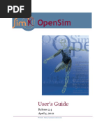 Open Sim Users Guide 04042012