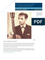 Lucas Braulio Areco - Revista Folklore