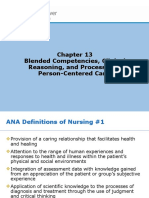 Blended Competencies, Clinical Reasoning, and Processes of Person-Centered Care