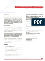 Foam Proportioning Equipment: Description