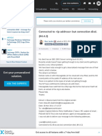 Solved - Connected To - Ip Address - But Connection Died. (#4.4.2) - Experts Exchange