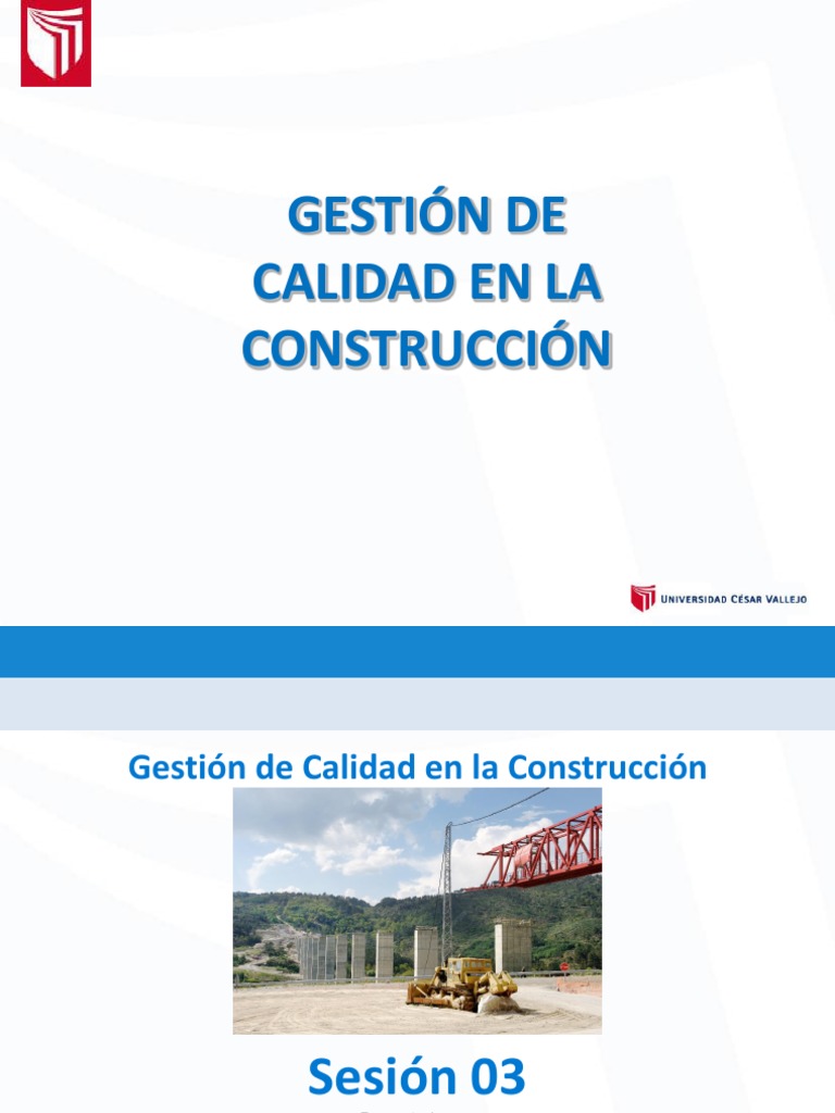 Calidad en la Construcción: Gestión Efectiva | PDF | Gestión de la ...