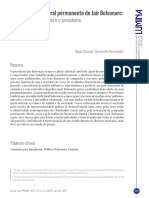 A Campanha Eleitoral Permanente de Jair Bolsonaro O Deputado, o Candidato e o Presidente