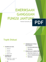 Pemeriksaan Gangguan Fungsi Jantung: Hendro Kasmanto, DR.,M.KM