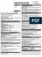 Defend Gen Purpose Cleaner MSDS 1-1-2011