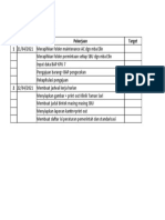 Jadwal Pekerjaan Harian