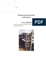 Gamma - Spectrometry - Laboratory - User Manual