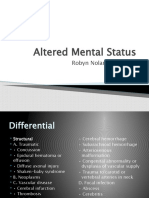 Altered Mental Status 