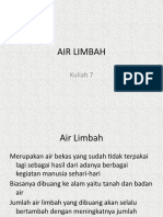 Kuliah 7 - Air Limbah