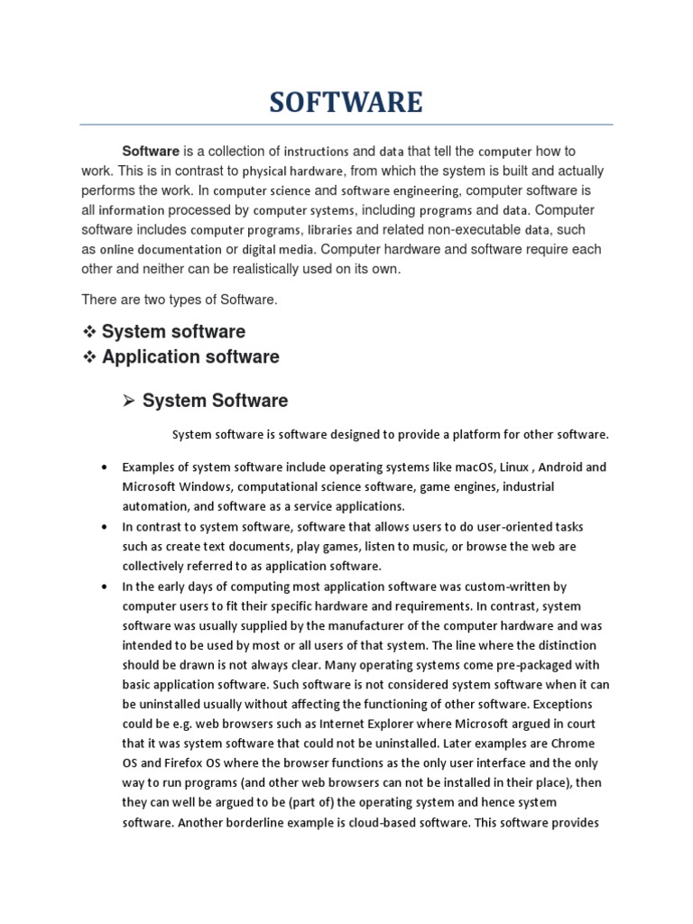 Assignment 1 It Class Bba | PDF | Operating System | System Software
