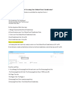 Practice 3: How To Override Tax Using User-Defined Fiscal Classification?