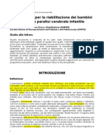 Linee Guida per la riabilitazione dei bambini