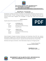 SURAT TUGAS DAN SPPD Asistensi RKAS