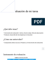 Autoevaluación de Mi Tarea