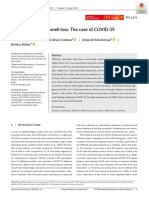 Viral infection and smell loss The case of COVID‐19