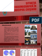 Situaţia Sociodemografică În Municipiul Chișinău