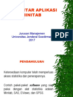 Materi TPB 1 Minitab Pendahuluan