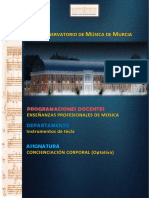 Programación Concienciación Corporal Murcia