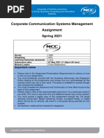 CCSM Assignment Spring 2021