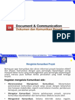 Document & Communication: Dokumen Dan Komunikasi Proyek