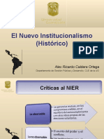 El Nuevo Institucionalismo 3 (históricol)