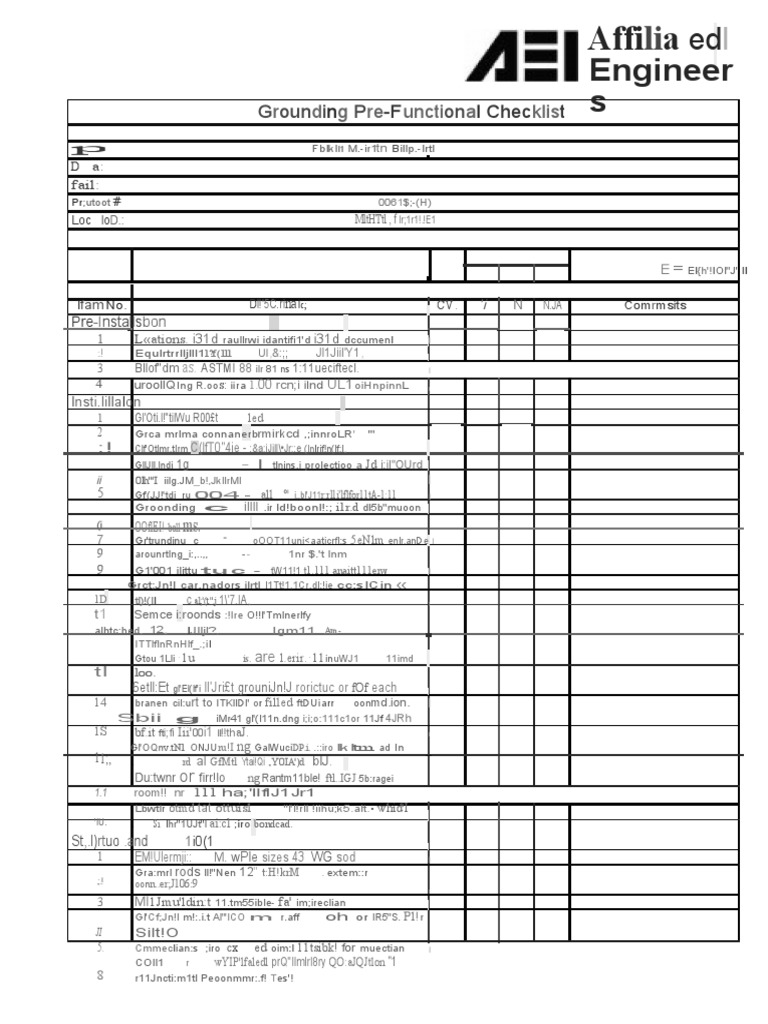 Checklist Grounding