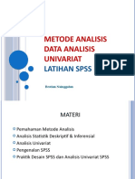 Univariate Analysis Latihan SPSS 2020